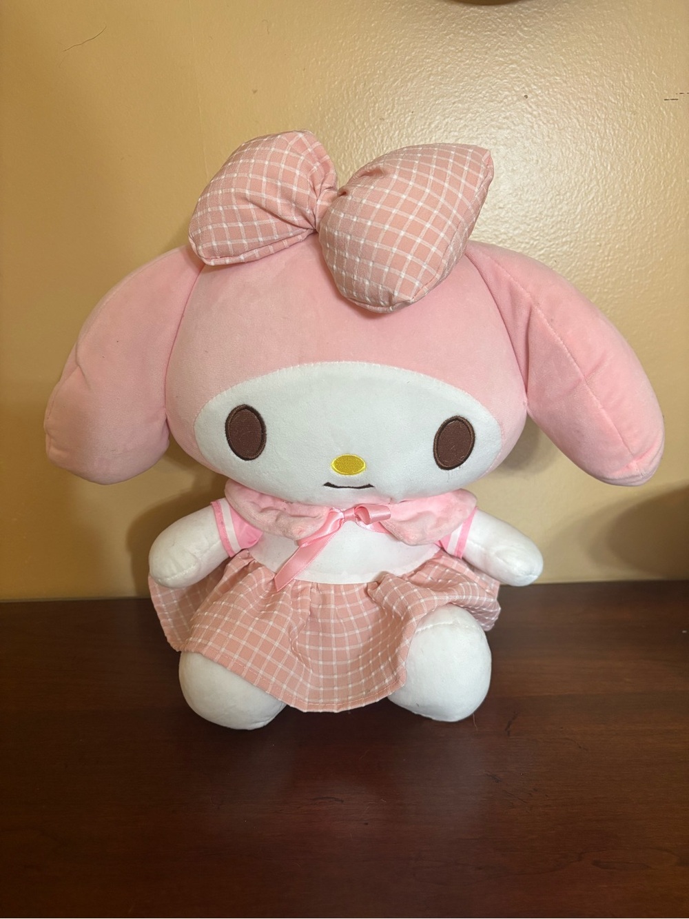 Pink My Melody Plush Doll - Bow Dress